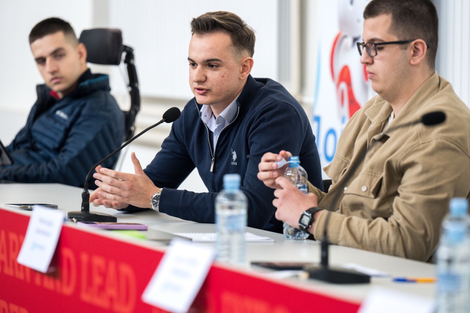 Panel discussion on digital accessibility and social inclusion at FCE Skopje.